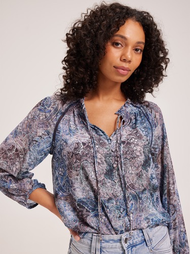 Georgina Button Through Blouse                                                                                                  