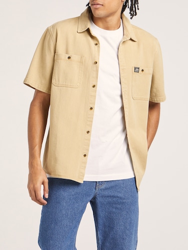 Worker Shirt In Union Stone                                                                                                     