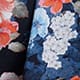Navy Rose Print