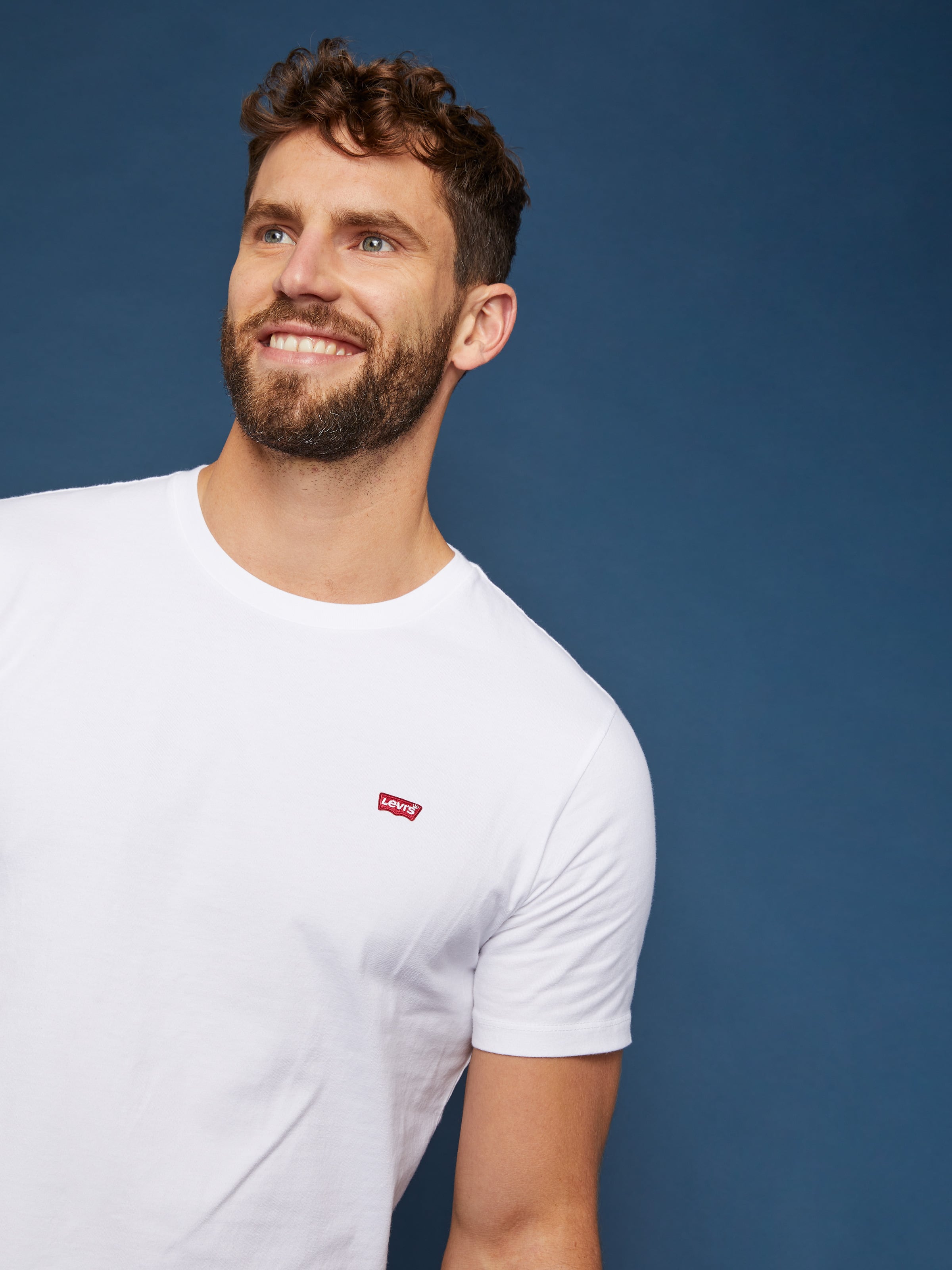 Mini Logo Tee In White Just Jeans Online