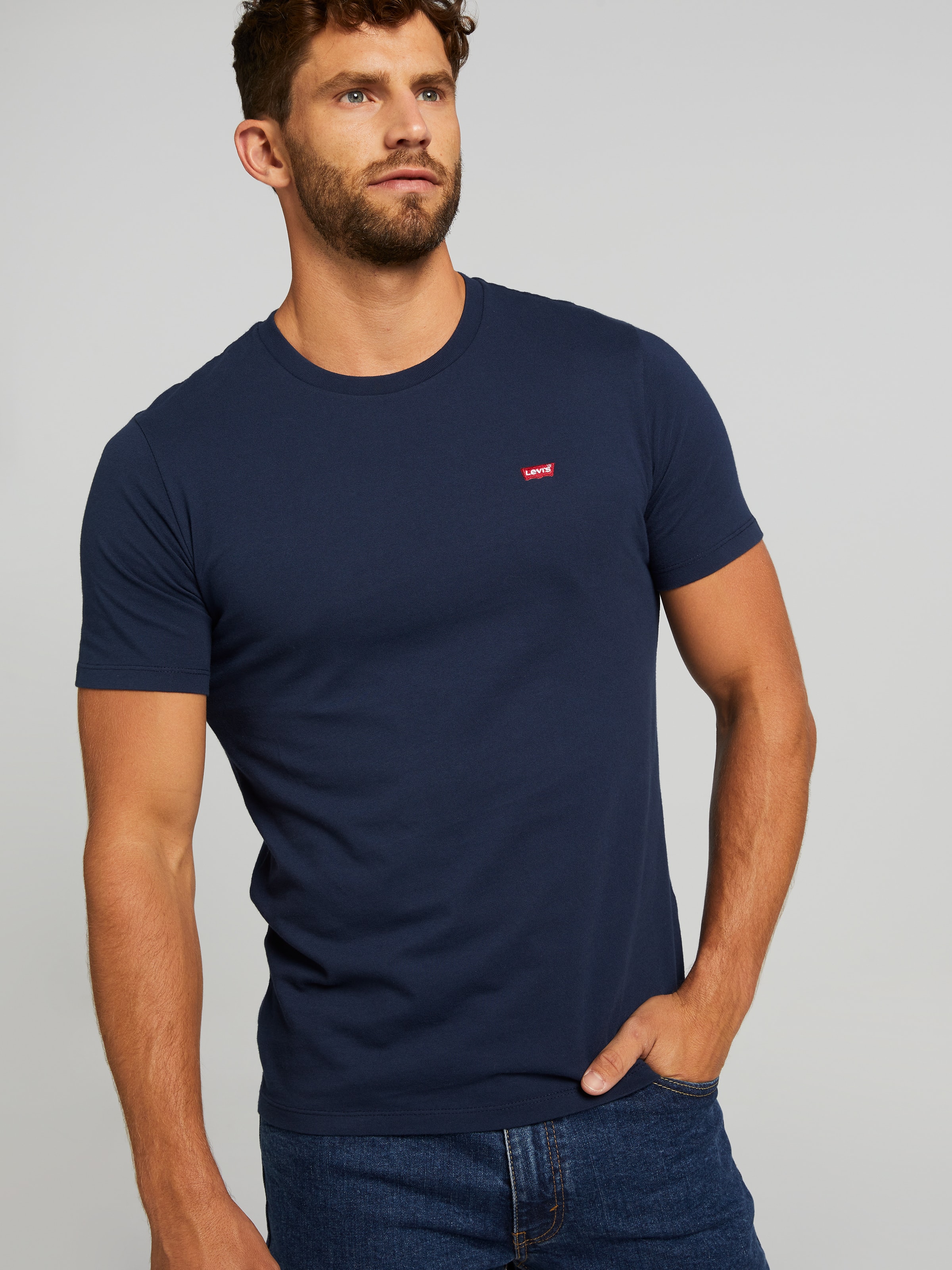 Levi's Original Hm Tee In Navy