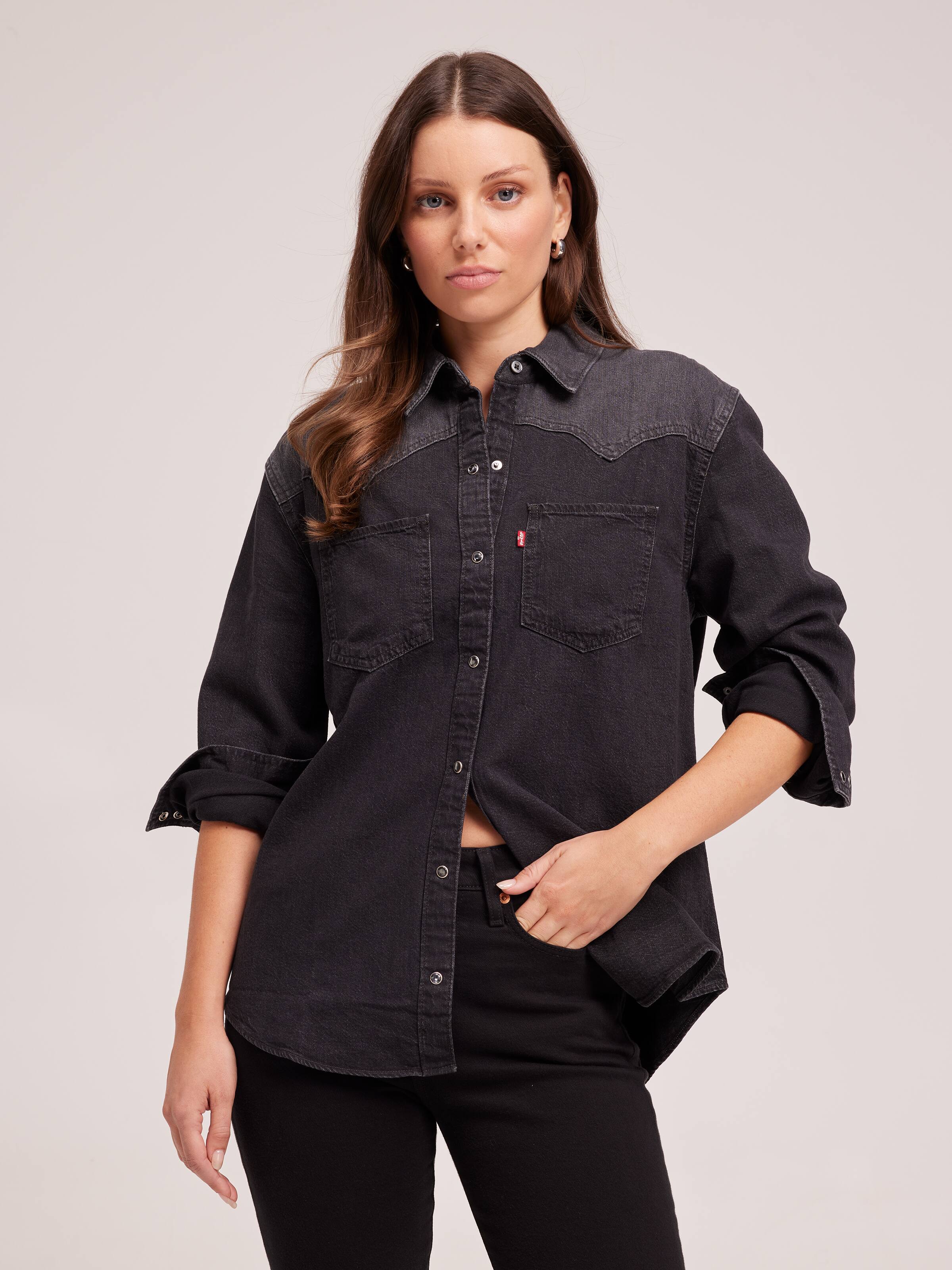 Teodora Western Shirt In Off To The Ranch - Just Jeans Online