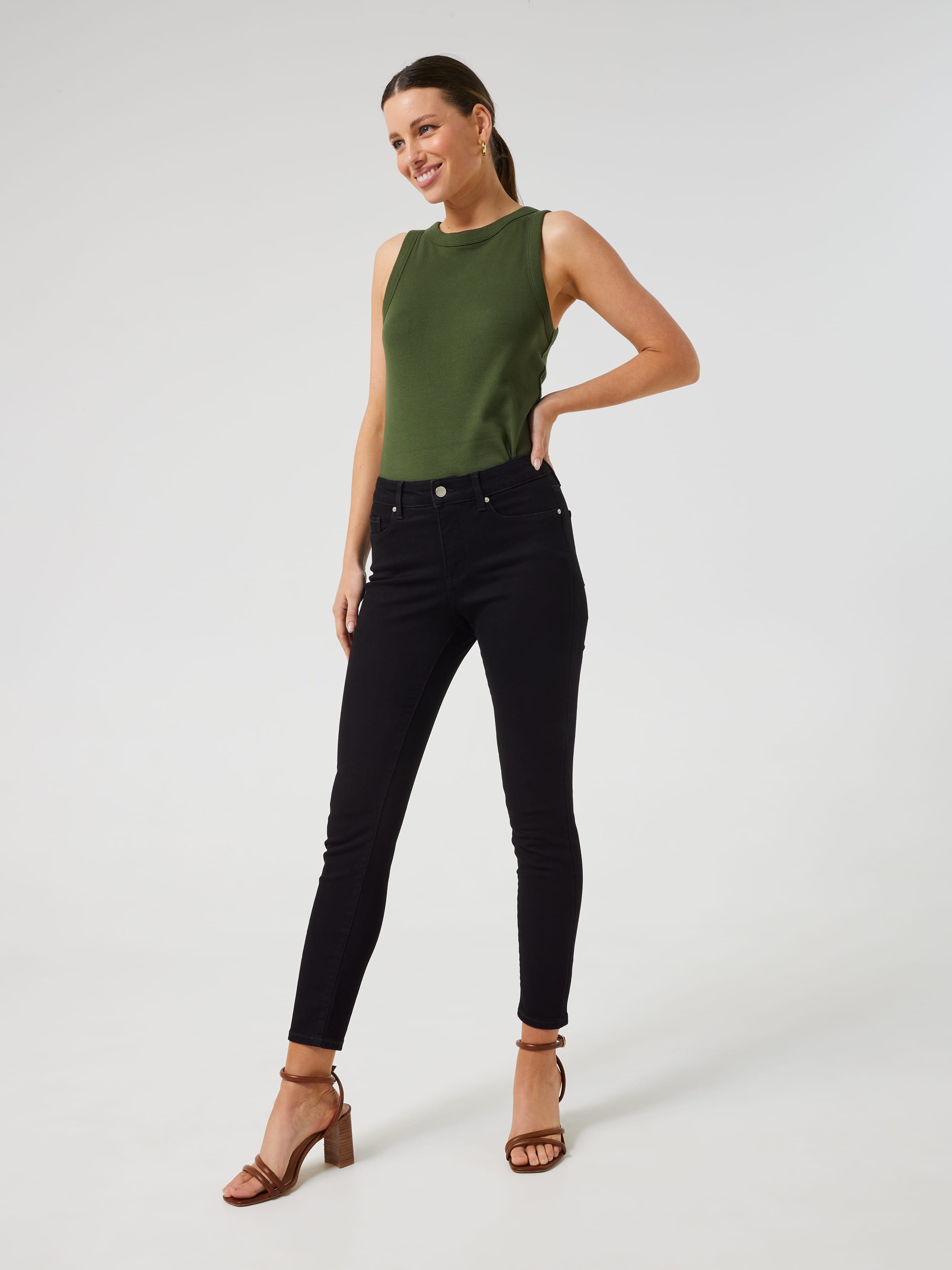 Reformed High Rise Skinny Ankle Jean - Just Jeans Online