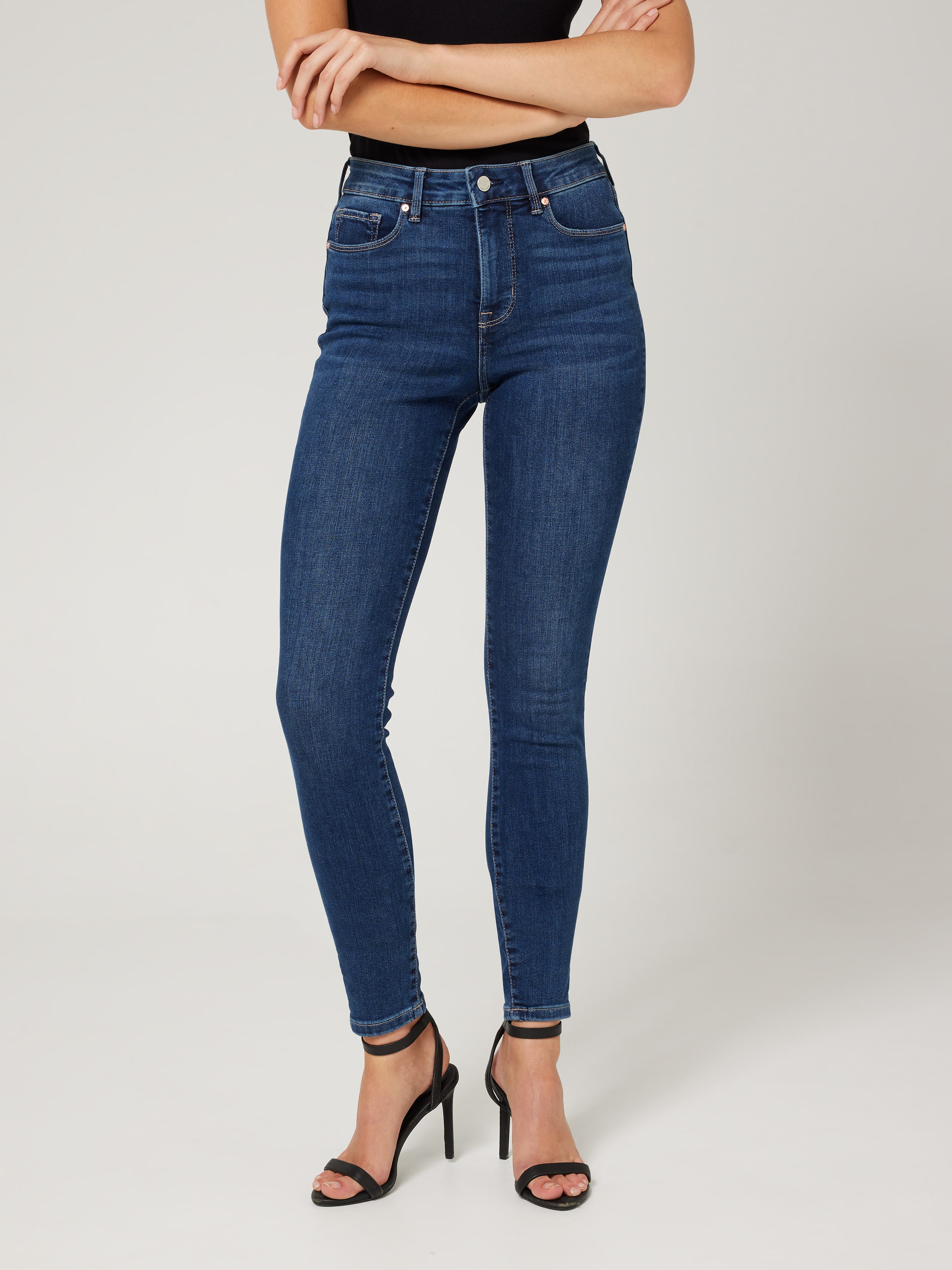 Reformed High Rise Skinny Jean In Tall Length - Just Jeans Online