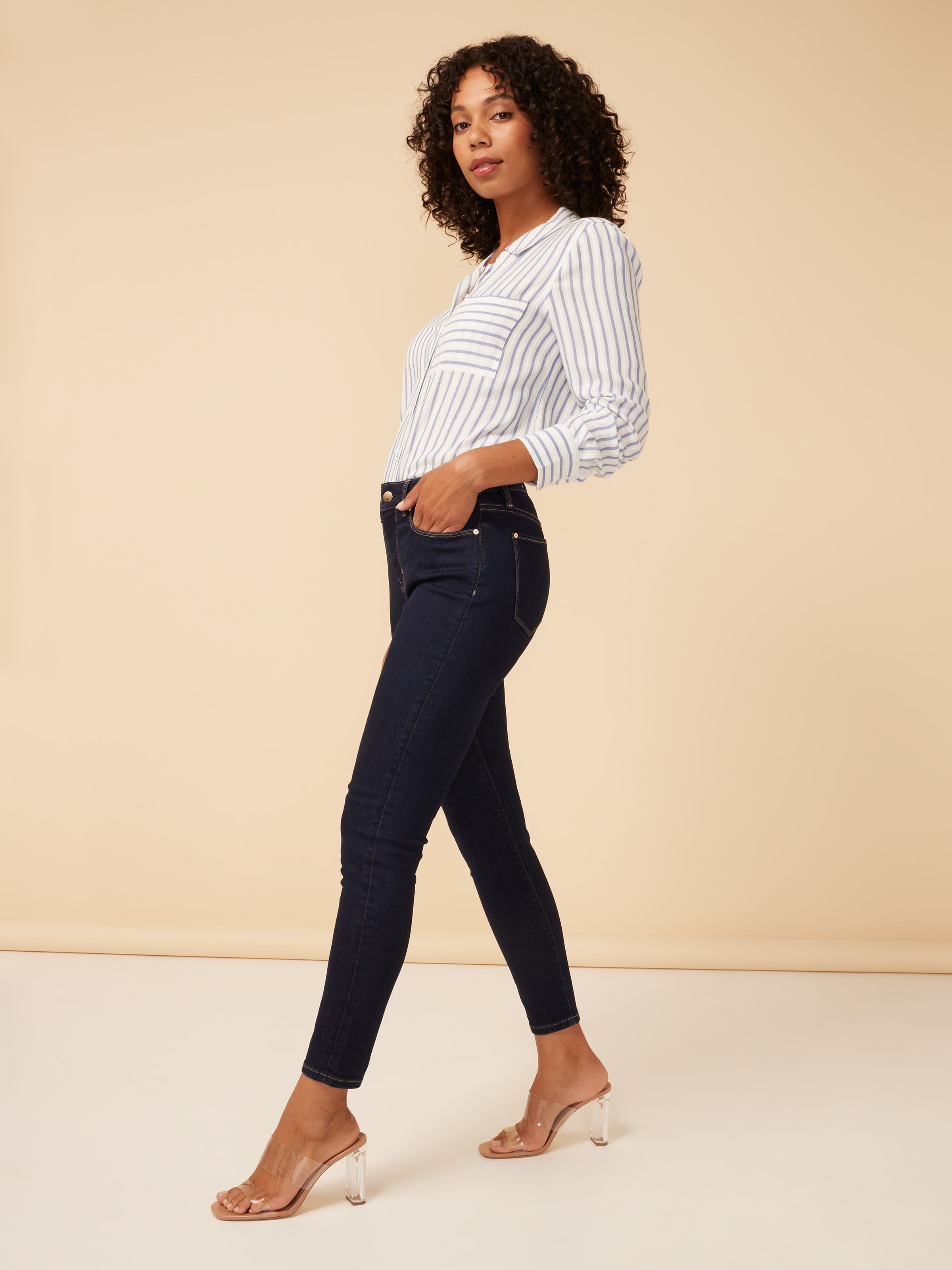 Reformed High Rise Curvy Skinny Ankle Jean - Just Jeans Online