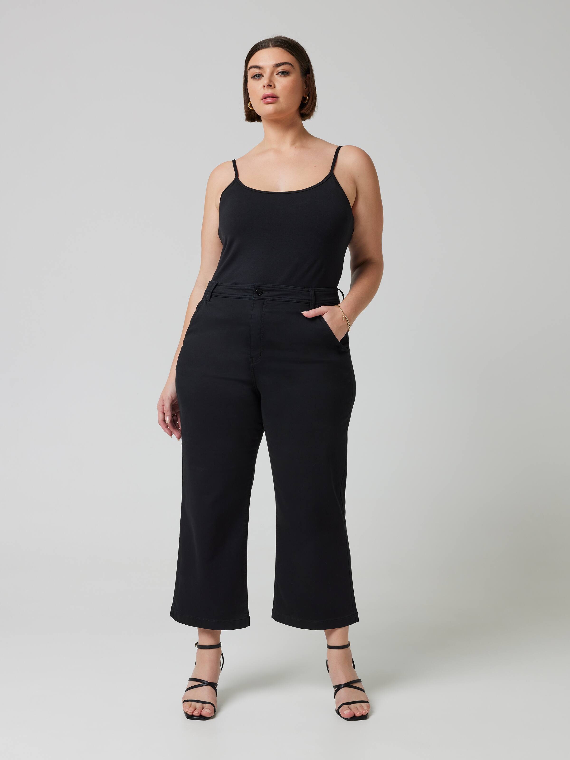 Curve Amaze High Rise Wide Leg Culotte - Just Jeans Online