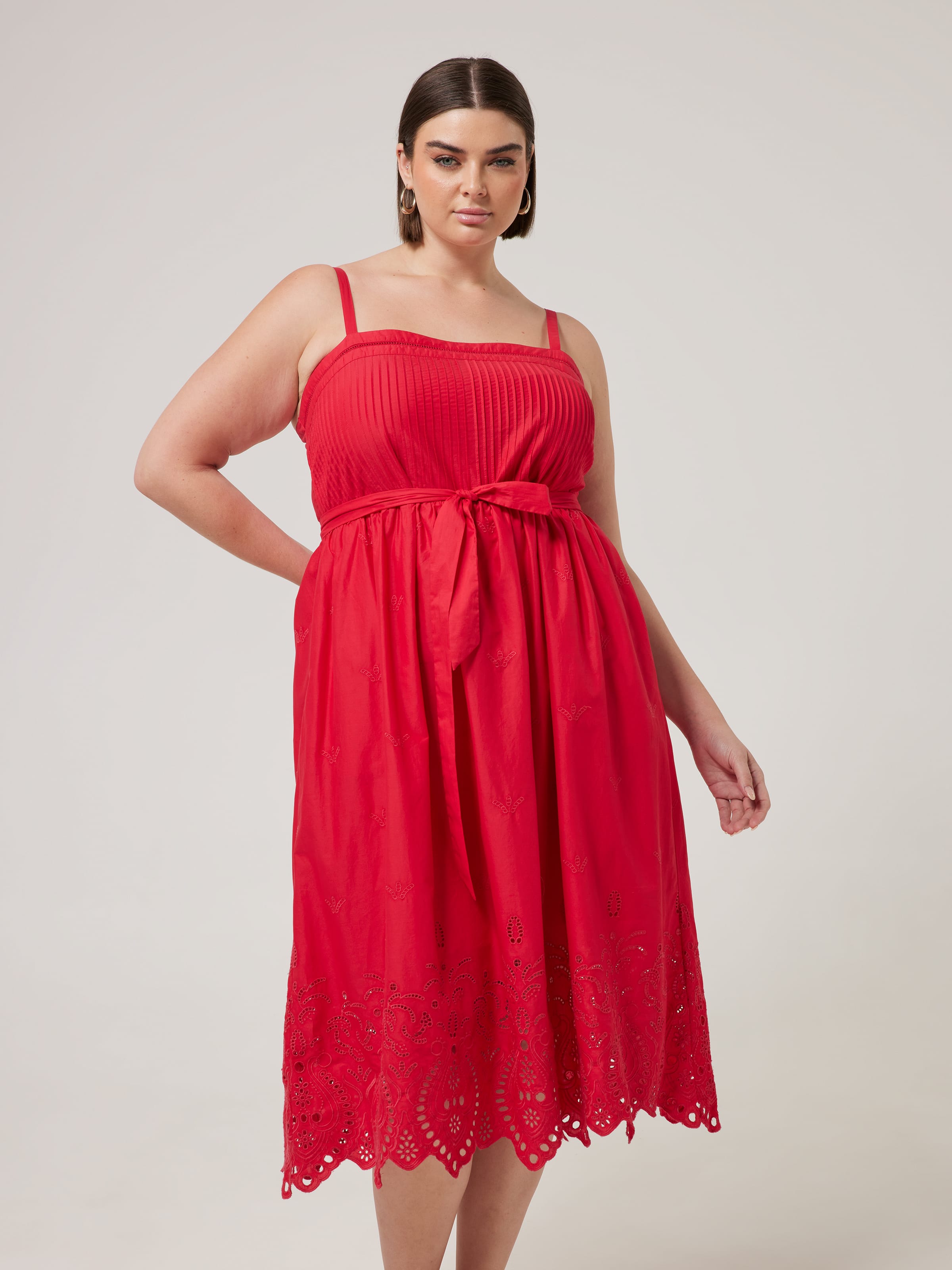 Curve Imogen Broderie Dress Just Jeans Online