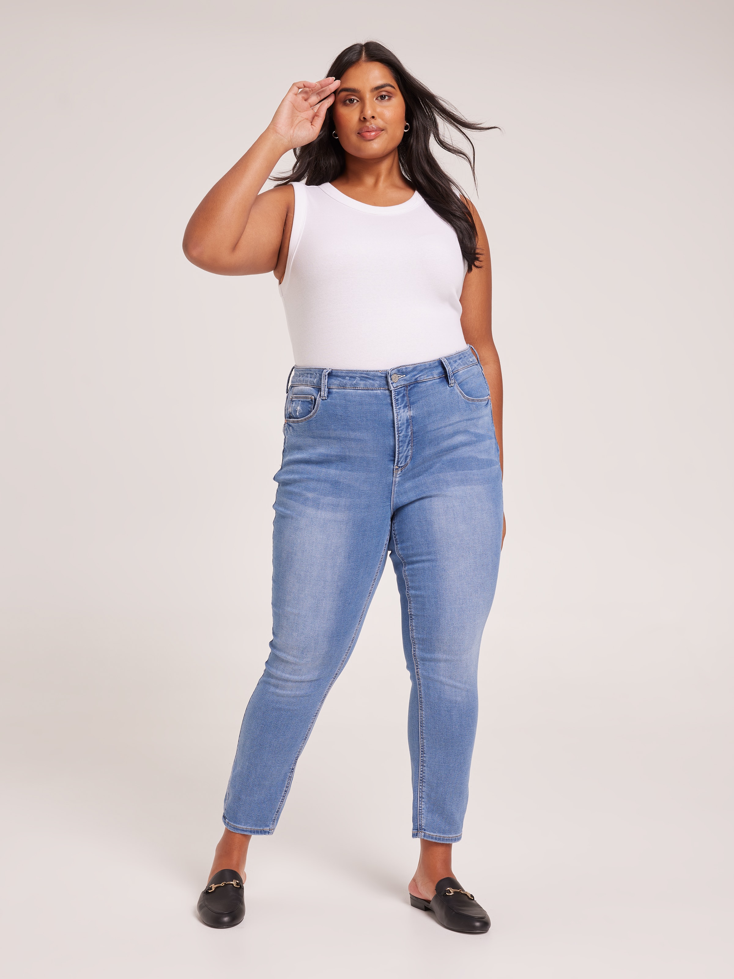 Crush Curve Ankle Jeans