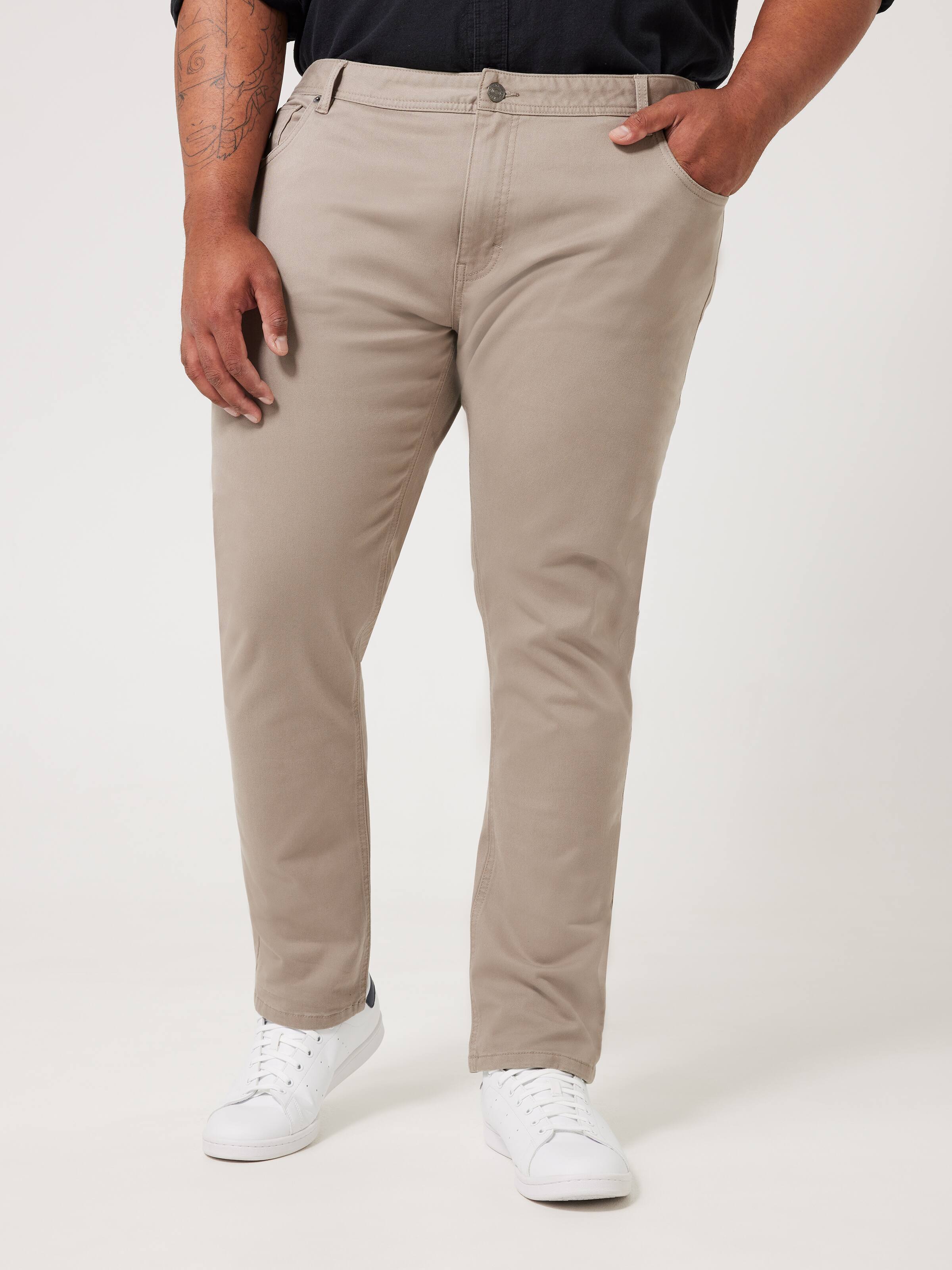 Extended Slim Tapered 5 Pocket Chino Pant - Just Jeans Online