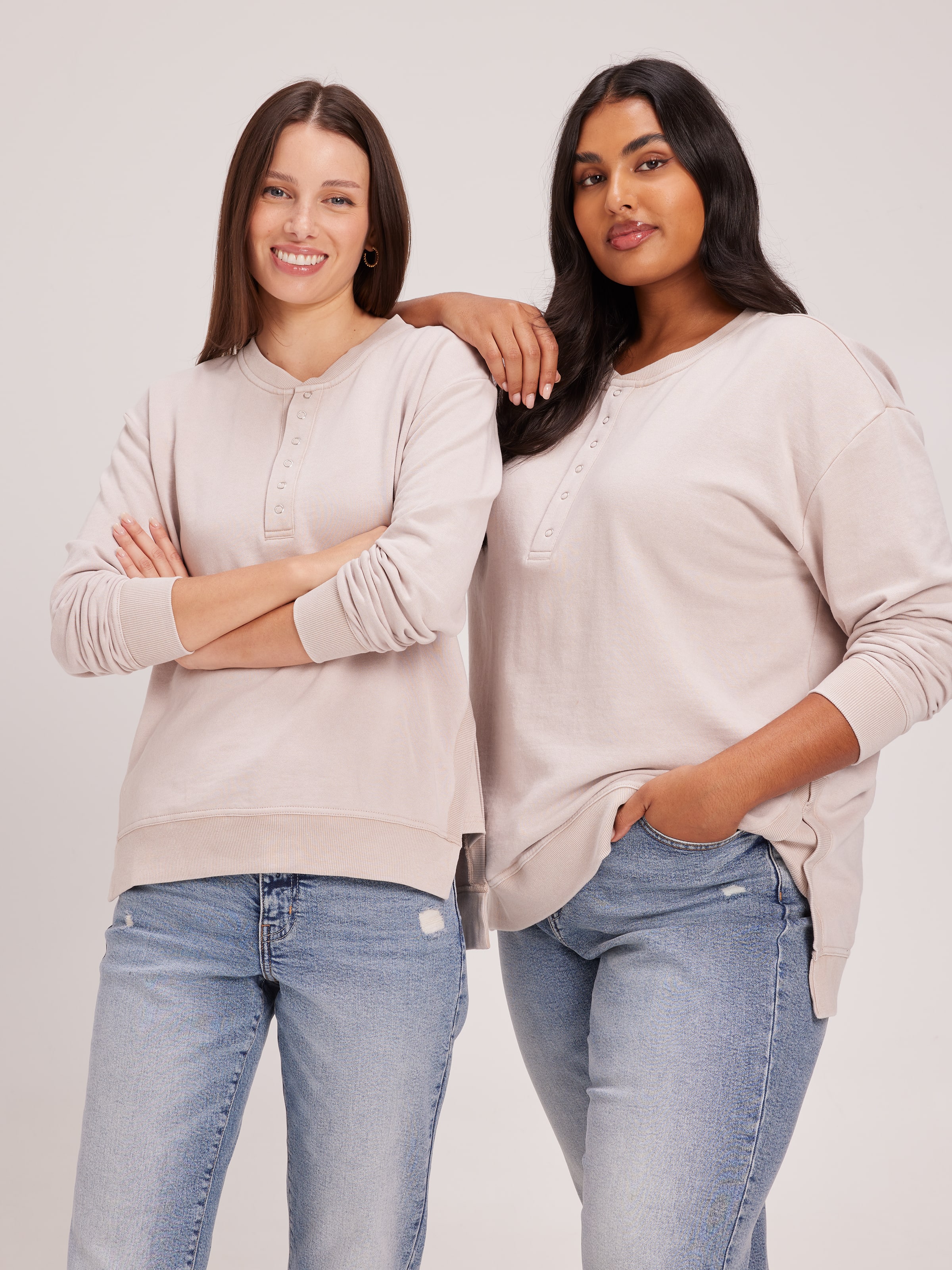 Sweat Henley Mountain Warehouse – Femme Violet, Taille 16, 1/2 Zip (excellent état)