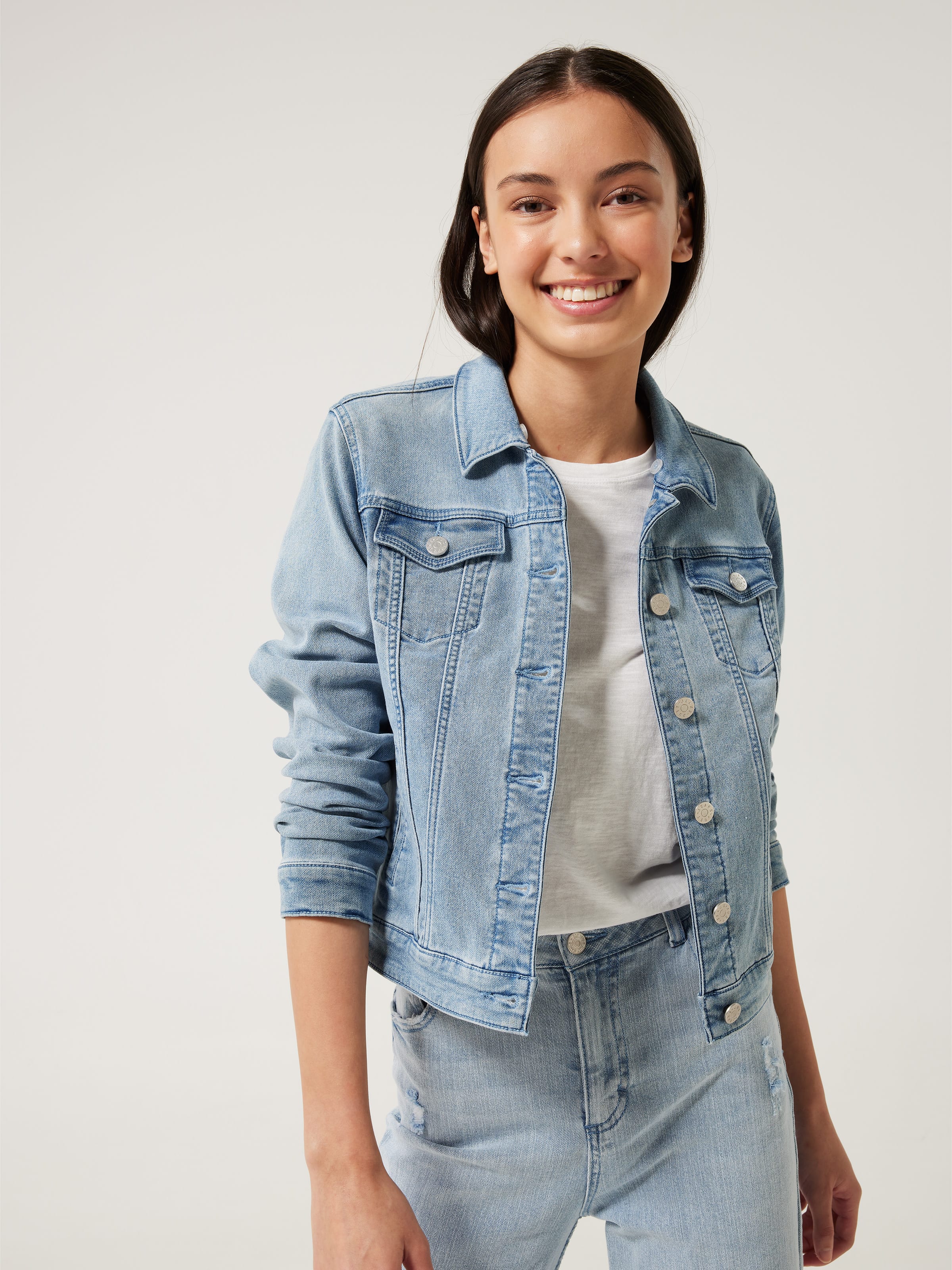Girls Amaze Hooded Trucker Jacket Just Jeans Online