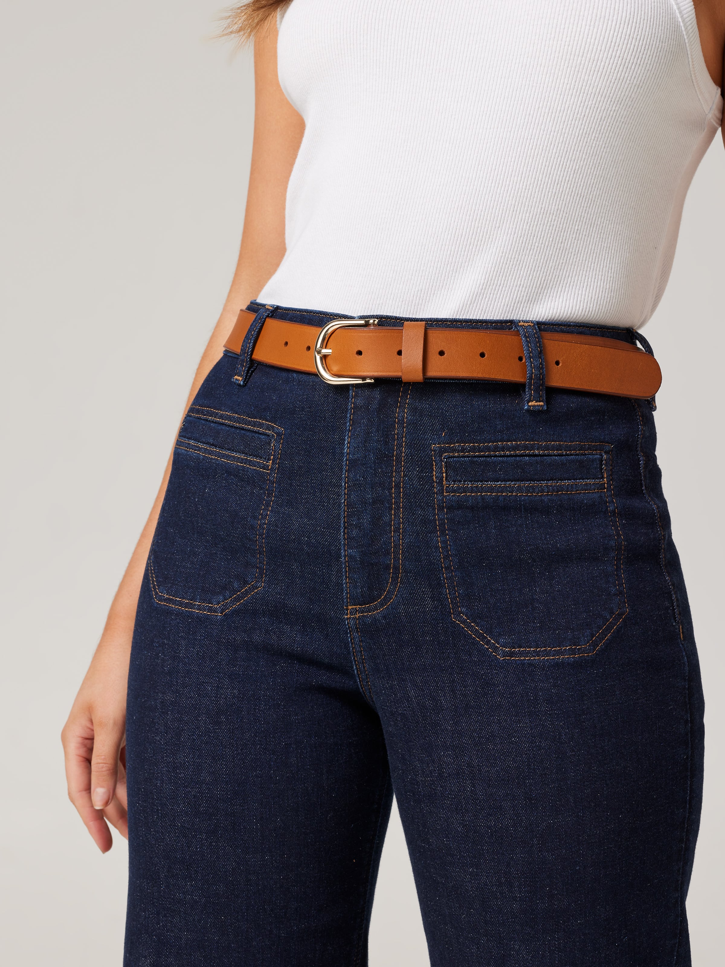 Classic Leather Jean Belt Just Jeans Online