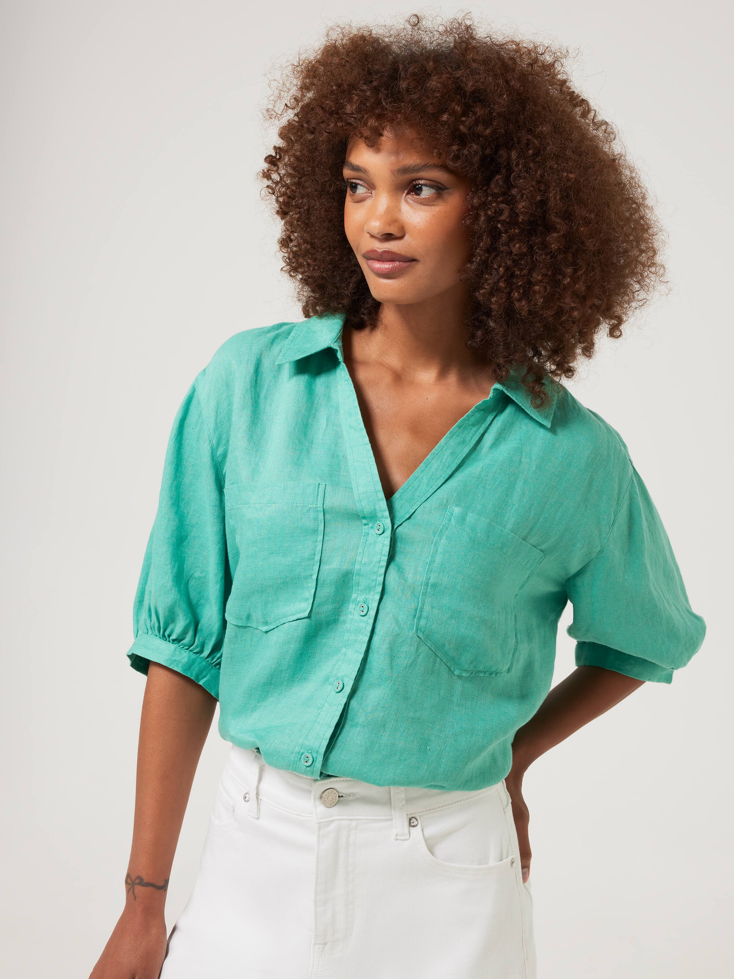 Natasha Linen Shirt Just Jeans Online